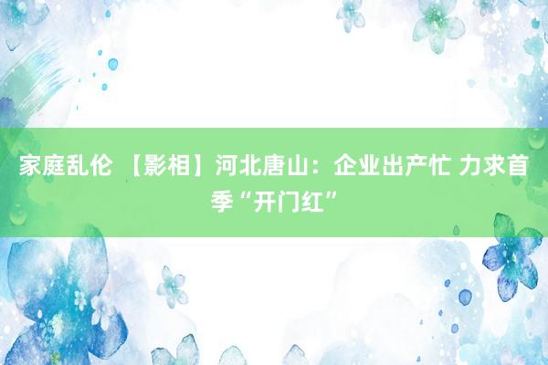 家庭乱伦 【影相】河北唐山：企业出产忙 力求首季“开门红”