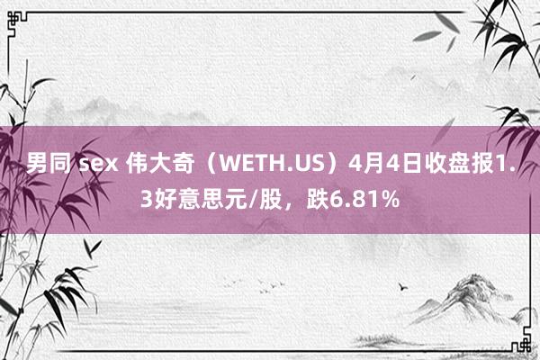 男同 sex 伟大奇（WETH.US）4月4日收盘报1.3好意思元/股，跌6.81%