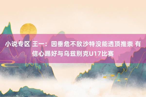 小说专区 王一：因垂危不敌沙特没能透顶推崇 有信心踢好与乌兹别克U17比赛