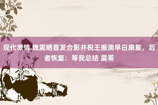 现代激情 魏震晒首发合影并祝王振澳早日康复，后者恢复：等我总结 震哥