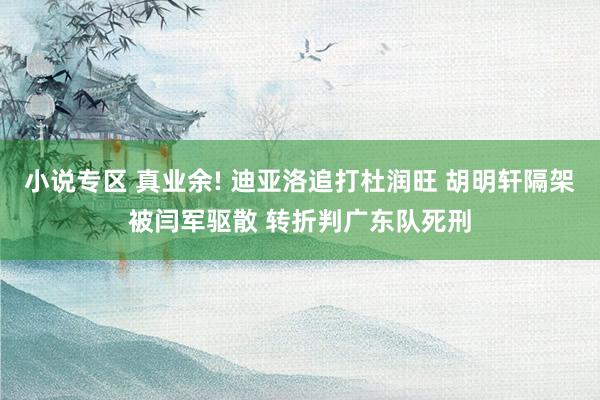 小说专区 真业余! 迪亚洛追打杜润旺 胡明轩隔架被闫军驱散 转折判广东队死刑
